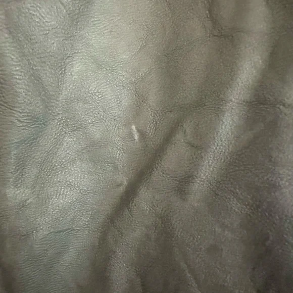 Gray Women's Pleather Jacket Size 3X - Picture 4 of 4